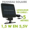 LITTLE ESTEBAN LED-Solarstrahler mit Erkennung 400 Lumen Eq 35W