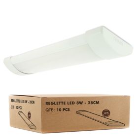 10 extraflache LED-Streifen LINE 8W Eq 80W IP40 750Lm 28cm