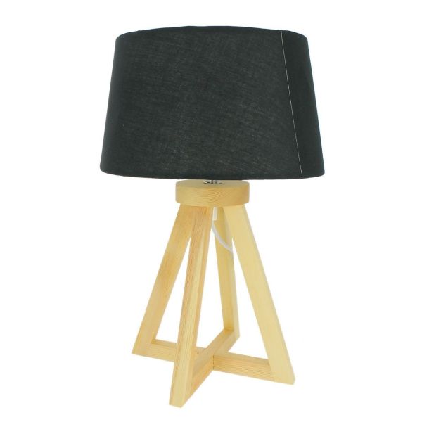 HOD wooden table lamp E27 37cm