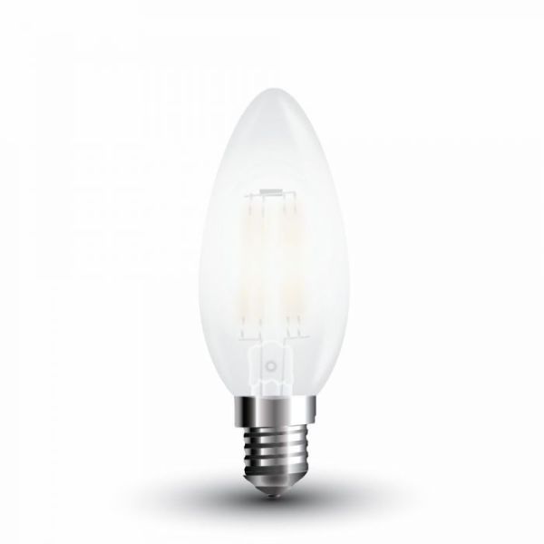 LED bulb 4W Filament E14 Frost 2700K