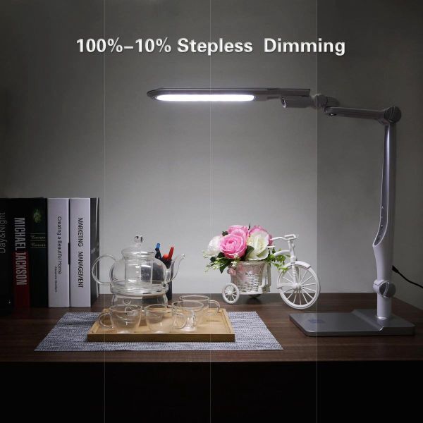 Desk lamp 10W dimmable 600 Lm gray