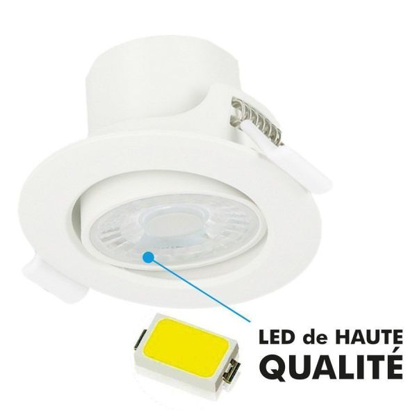 Set of 10 Valence 8W Adjustable LED Recessed Spotlights Equ. 75W