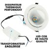 Transfo EAGLERISE Schnecken-LED-Strahler COB 40W verstellbarer Einbau