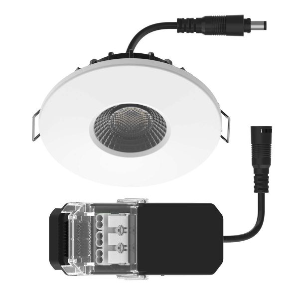 Spot Encastrable LED 8W MILAN CCT IP65 IK07 avec Transformateur Dimmable