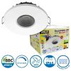 Set of 2 LED recessed spotlights 8W MILAN CCT IP65 IK07 with Dimmable transformer