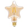 LED bulb E27 STAR (star) Amber Deco Filament 4W 1800K