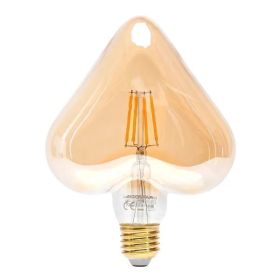 LED bulb E27 HEART (heart) Amber Deco Filament 4W 1800K