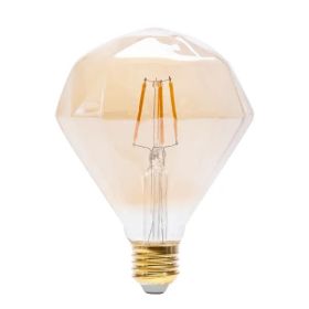 LED bulb E27 Diamond Amber Decorative Filament 4W 1800K