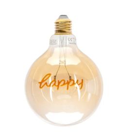 LED bulb E27 (Happy) Amber Deco Filament 4W 1800K