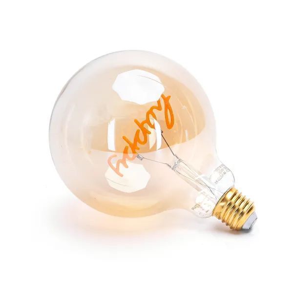 Ampoule LED E27 (Happy) Ambrée Filament Déco 4W 1800K