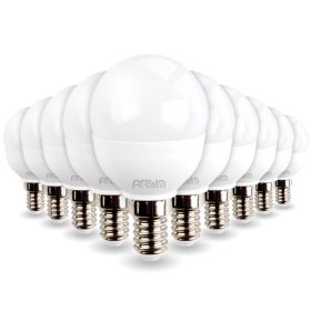 Lot de 10 Ampoules LED E14 P45 5,5W Eq 40W