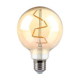 Vintage LED Bulb 4W Amber G95