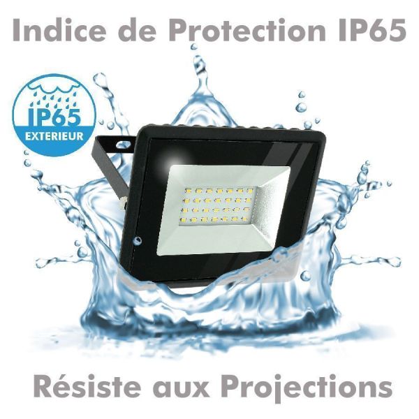 Lot of 10 LED floodlights 20W IP65 outdoor