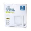 Ceiling light LED Saillie square 18W