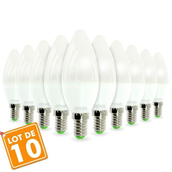 Lote de 5 bombillas LED E14 6W Rendering 40W 420LM