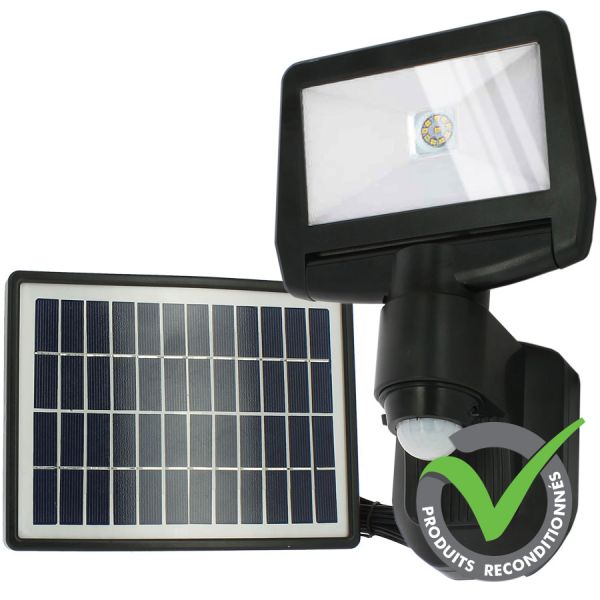 [PRODUIT RECONDITIONNE] Projecteur solaire LED ESTEBAN à détection 850 Lumens Eq 70W - Très bon état