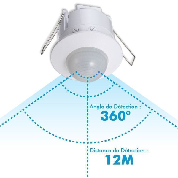 Detector de movimiento por infrarrojos integrado de 360 ° IP20