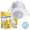 Built-in 360 ° infrared motion detector IP20