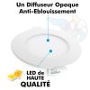 Lot de 10 Spot encastrable LED 5W Eq 50W Extra-Plat boite
