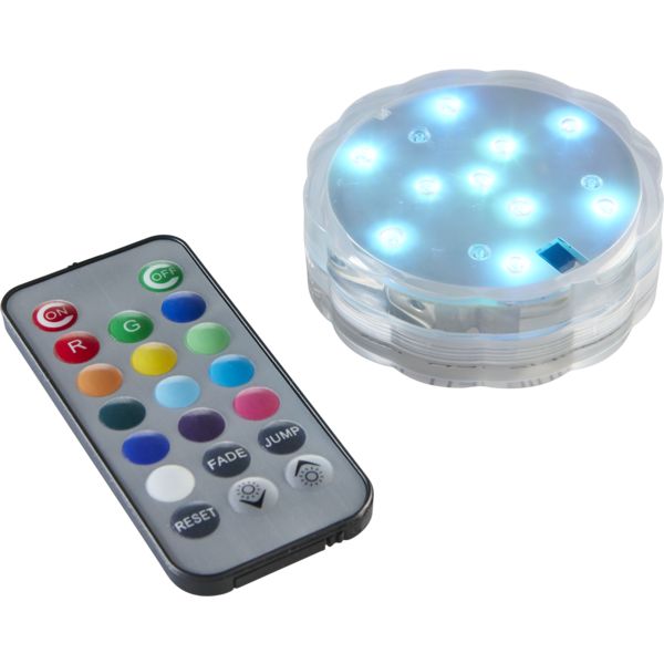 RGB multicore waterproof LED base with remote control