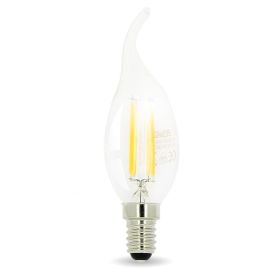 Ampoule LED E14 Filament flamme en verre