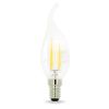 Ampoule LED E14 Filament flamme en verre