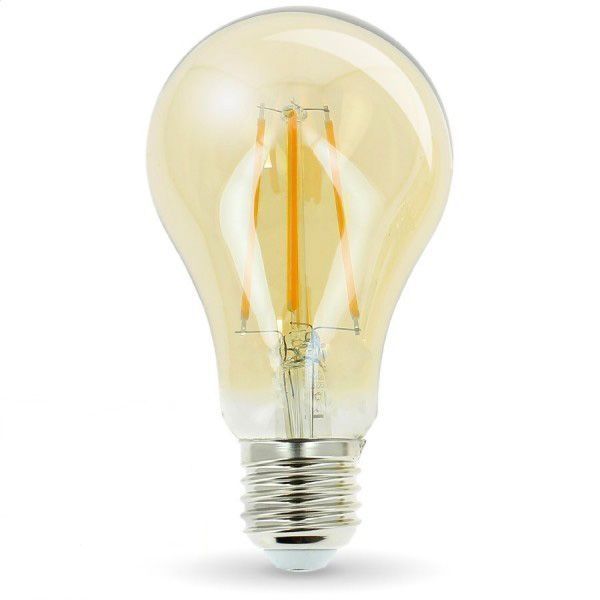 Ampoule LED E27 Filament 7W Ambrée Eq 55W