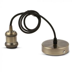 V-TAC pendant lamp indoor E27 Bronze