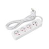 Cable power strip with 4 sockets 150 cm