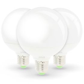 Lot of 3 Bulbs Led Globe E27 12W Eq 75W G95