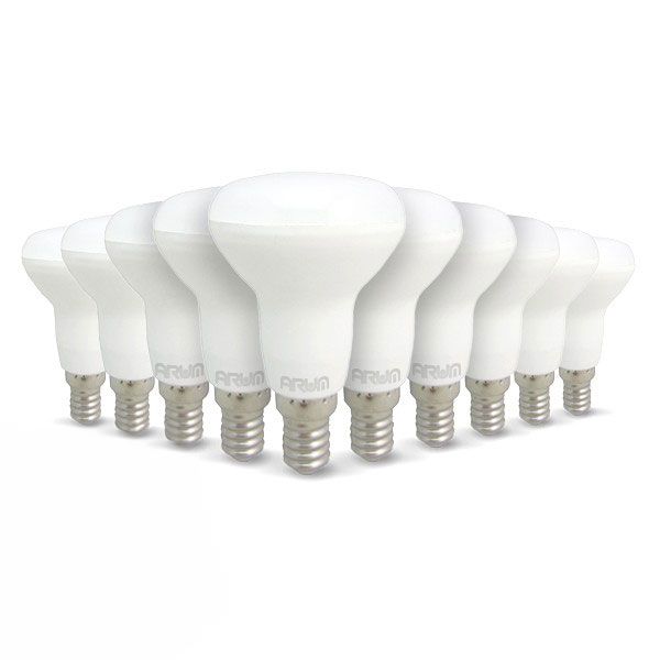 Lot de 10 ampoules LED E14 R50 5W Eq 50W