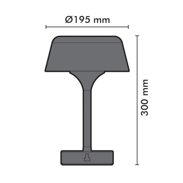 MATARO solar table lamp