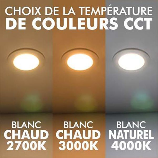Foco LED empotrable 5W RIZE CCT RT2020 IP65