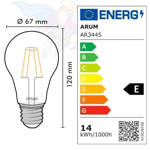 Ampoule LED E27 13.8 W 1521 Lumens Eq 100W