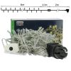 Garland 8 meters FLICKER 128 leds warm white Int Ext
