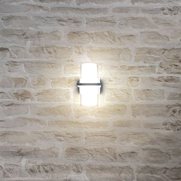 Outdoor, bathroom, indoor LED wall light ANDREA 10W Eq 100W IP65
