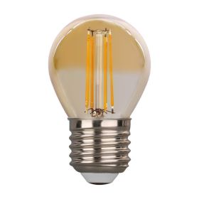 LED bulb E27 4W G45 (Golf ball) Eq 40W AMBER
