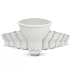 Lotto di 10 lampadine a LED GU10 7W eq. 60W 2700K bianco caldo