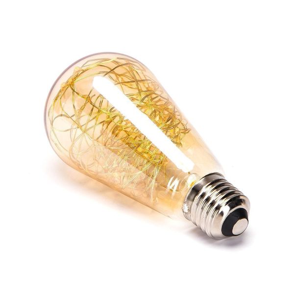 Micro LED bulb E27 ST64 Warm white