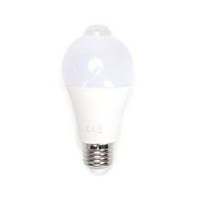 LED bulb E27 6W Motion detector Eq 44W warm white