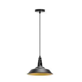 Lampada a sospensione nera D 36 cm (senza lampadina) E27