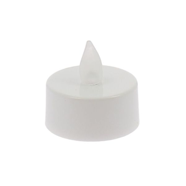 Set of 24 LED candles warm white flame effect