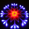 Animated multicolored snowflake