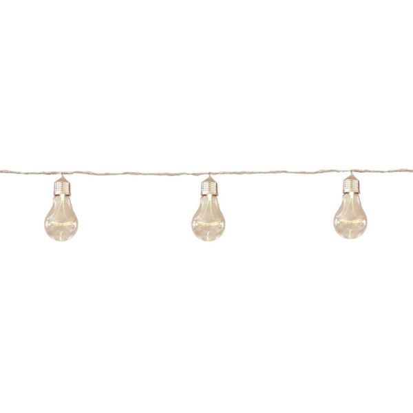 Guirlande LED 8 ampoules transparentes 3.5 m