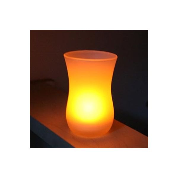 led candle bougie led avec photophore modele soufflez