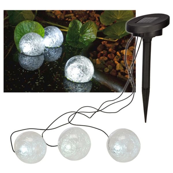 3 balls solar sealed illumination plan water