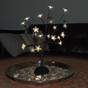Cerisier 20 LED Blanc chaud sur piles