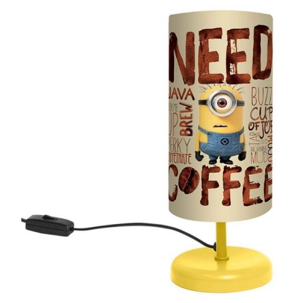 Lampe de chevet Minion 29cm Need Coffee