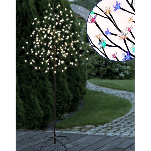 Cerisier 180 LED 1M80 blanc chaud ou multicolore