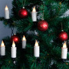 Lichterkette led mit 10 kerzen für den weihnachtsbaum